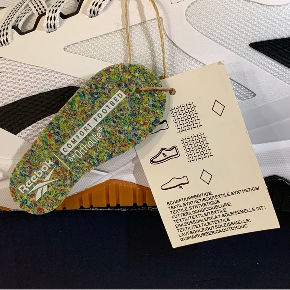 🌠 [BRAND NEW] REEBOK NFX TRAINER WHITE BLACK GUM MENS SIZE 13 RUNNING SHOES 🌠 - Picture 9 of 9